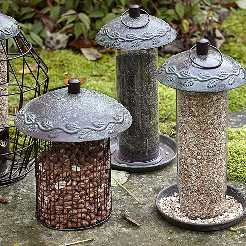 image 1 of Peckish Secret Garden Nyjer Bird Feeder Circular Perch Quick Release Base