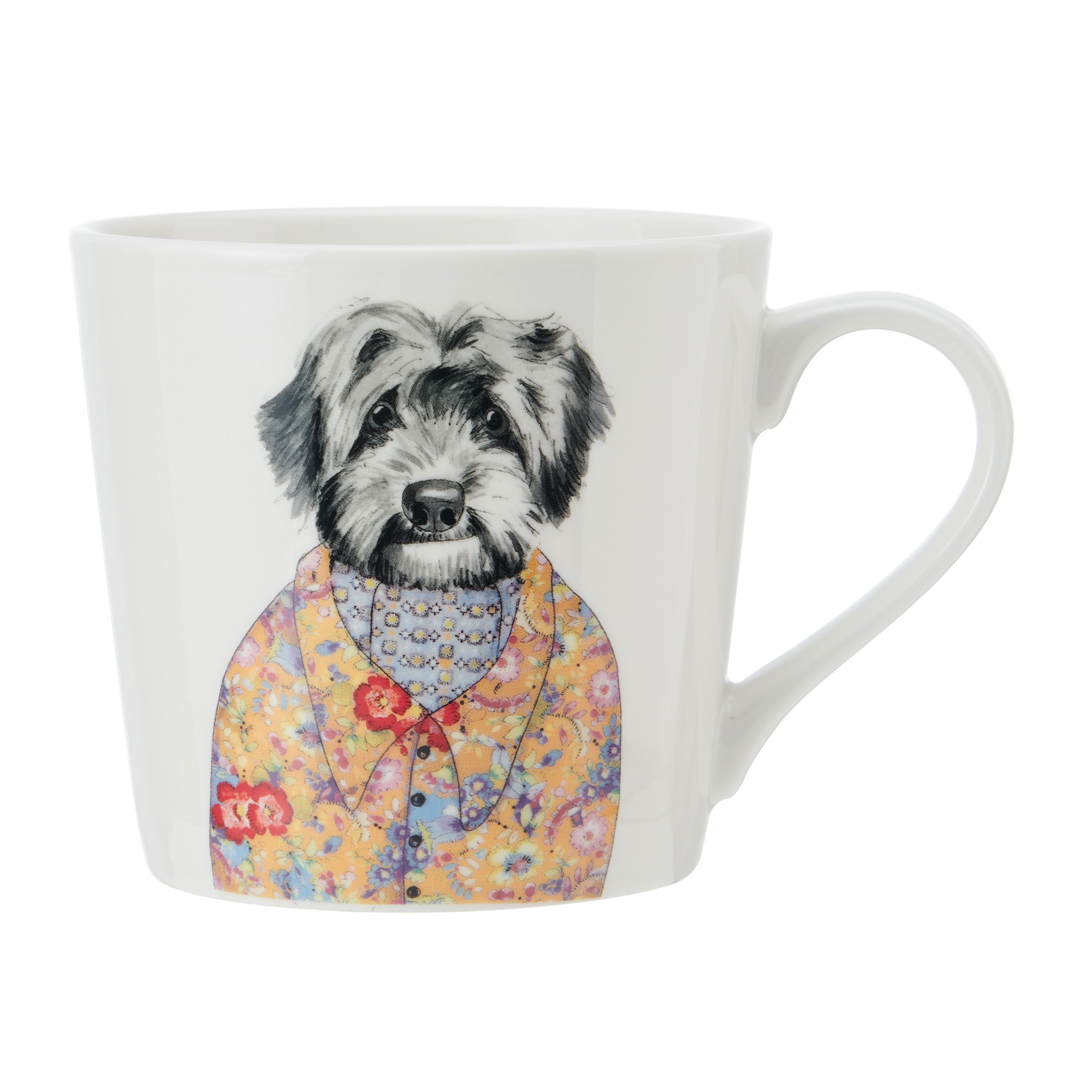 Mikasa Tipperleyhill Cockapoo Print Porcelain Mug, 380ml in White