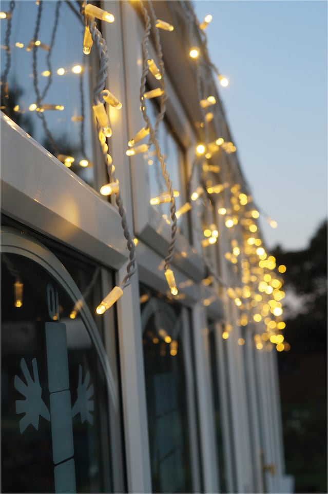 image 1 of Icicle lights White Rubber 60/40/20 Drop 10% 9M