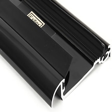 Exitex Macclex 15/2 Aluminium Door Threshold Draught Excluder Cill for 44mm Doors, 914mm | Black