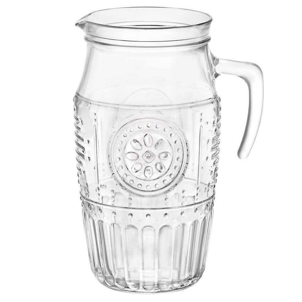 image 1 of Bormioli Rocco Romantic Glass Water Jug - 1.8 Litre - Clear