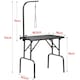 image 3 of Yaheetech 80.5 cm Wide Pet Foldable Grooming Table Black