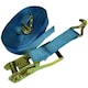 image 1 of Trailer Car Recovery Ratchet Lashing Tie Down Strap 2.5 Ton 15 Metres / 50 Feet