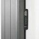 image 2 of 356mm (W) x 1800mm (H) - Black Touch Electric Oil Filled Radiator (Caceres) - 1500 Watts - Depth 90mm - Heats up to 12m²