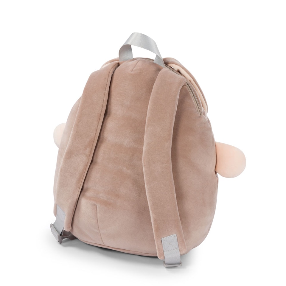image 1 of Noxxiez Kids Travel Pillow Backpack Cushion - Bunny