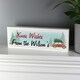image 3 of Personalised Driving Home For Christmas Wooden Mantel Decoration