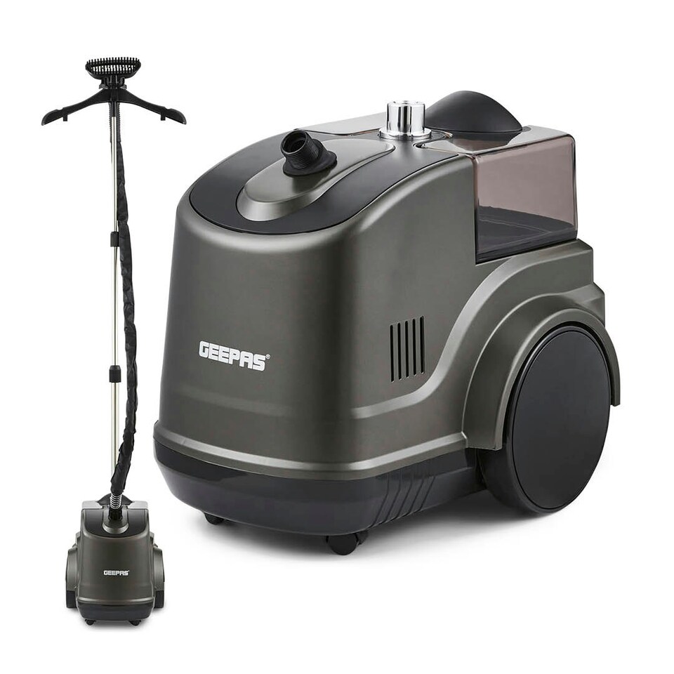 image 1 of GEEPAS 2000W Upright Garment Steamer with 46 g/min steam flow | 3L Water Tank