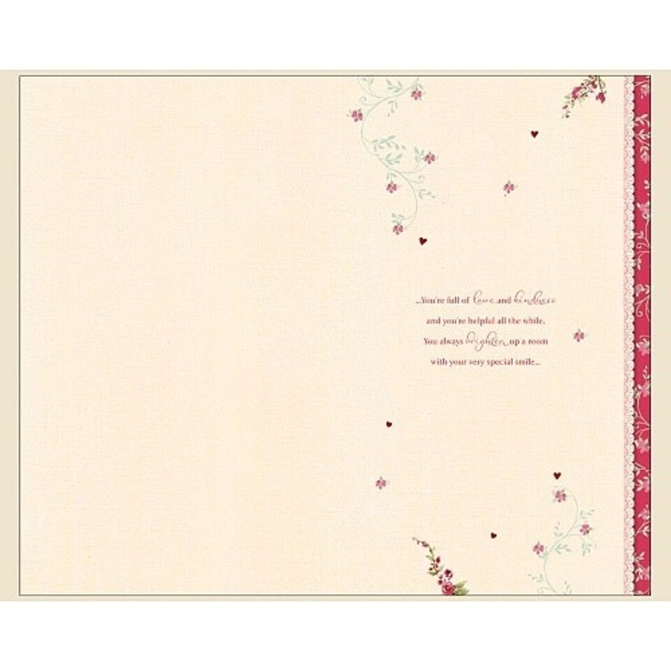 image 1 of To My Beautiful Wife Glitter and Ribbon Birthday Card