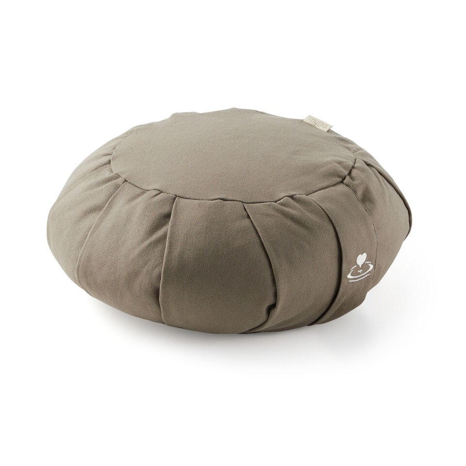 image 1 of Myga Zafu Yoga Meditation Cushion - Wood | Brown