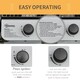 image 4 of Outsunny Propane Gas Barbecue Grill 2 Burner Cooking BBQ 5.6 kW w/ Side Shelves