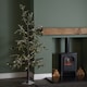 image 3 of 5ft (1.5m) Light up Green Snowy Noel Christmas Tree with Stand and Warm White LEDs