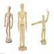 image 2 of 3 x Assorted Size Artists Wooden Manikin Movable Limbs Human Joints Manikins Manakin Mannequin