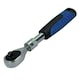 image 3 of 1/4in Drive Telescopic Extendable Ratchet 72 Teeth Quick Release 180 - 230mm