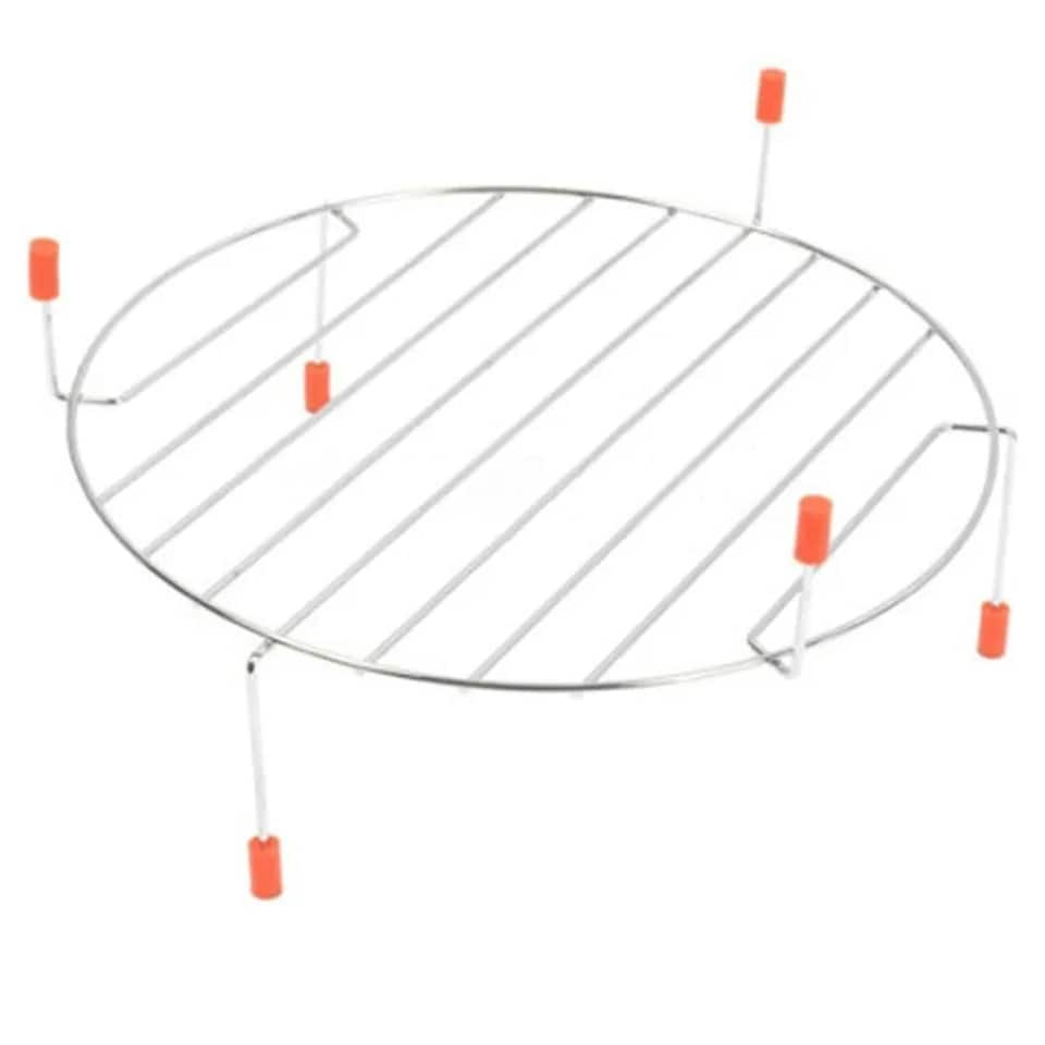 image 1 of SPARES2GO Universal Microwave Grill Shelf Turntable Stand Oven Wire Rack 270mm