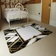 image 3 of Art Deco Frame (Rug) Black | Medium: 80x150cm