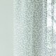 image 3 of Pair of Willow Blue Leaf Print Voile Panels 183 cm (72 inch) Rod Pocket Linen Look Panels for Bedroom and Living Room