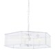 image 2 of Interiors by Premier 6 Light Hexagonal Chrome Pendant Light
