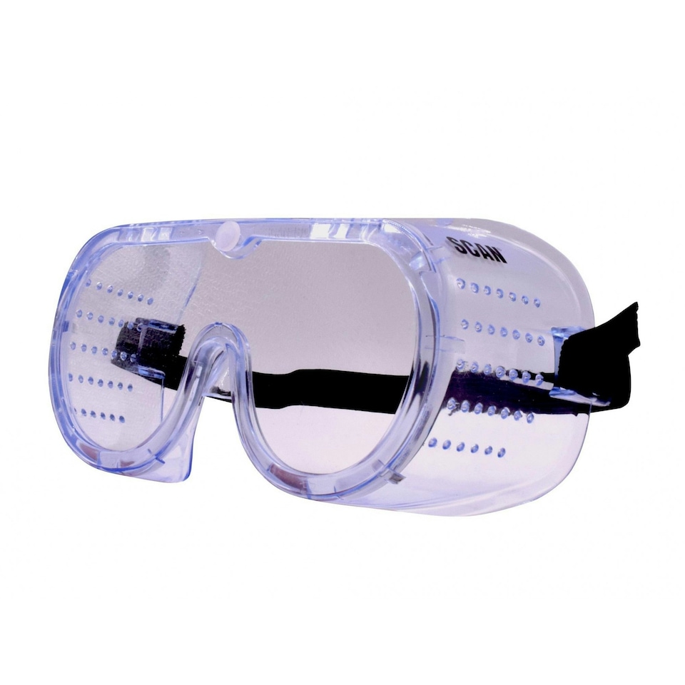 Scan Direct Ventilation Safety Goggles - Multi Colour - One Size Multi
