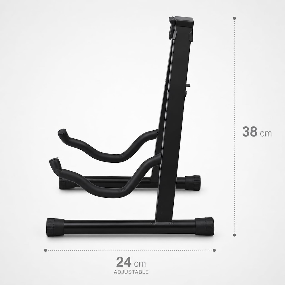 image 1 of Keplin Foldable A Frame Guitar Stand for Acoustic Electric and Bass, 1 or 2 Pack