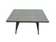 image 3 of Fimous Rattan Dining Table Sofa Set with Armchair Side Table 2 Big Footstools Outdoor 10 Seat Garden Furniture Set Dark Grey Mixed
