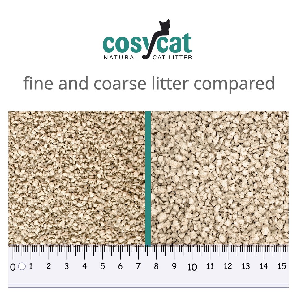 image 1 of Cosycat Clumping Wood Cat Litter 10L Coarse Granule