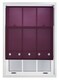 image 4 of FURNISHED Roller Blinds Daylight Round Eyelet Light Filtering Easy Fit Trimmable Window Blind | Purple | Aubergine | (W) 225cm x (L) 165cm