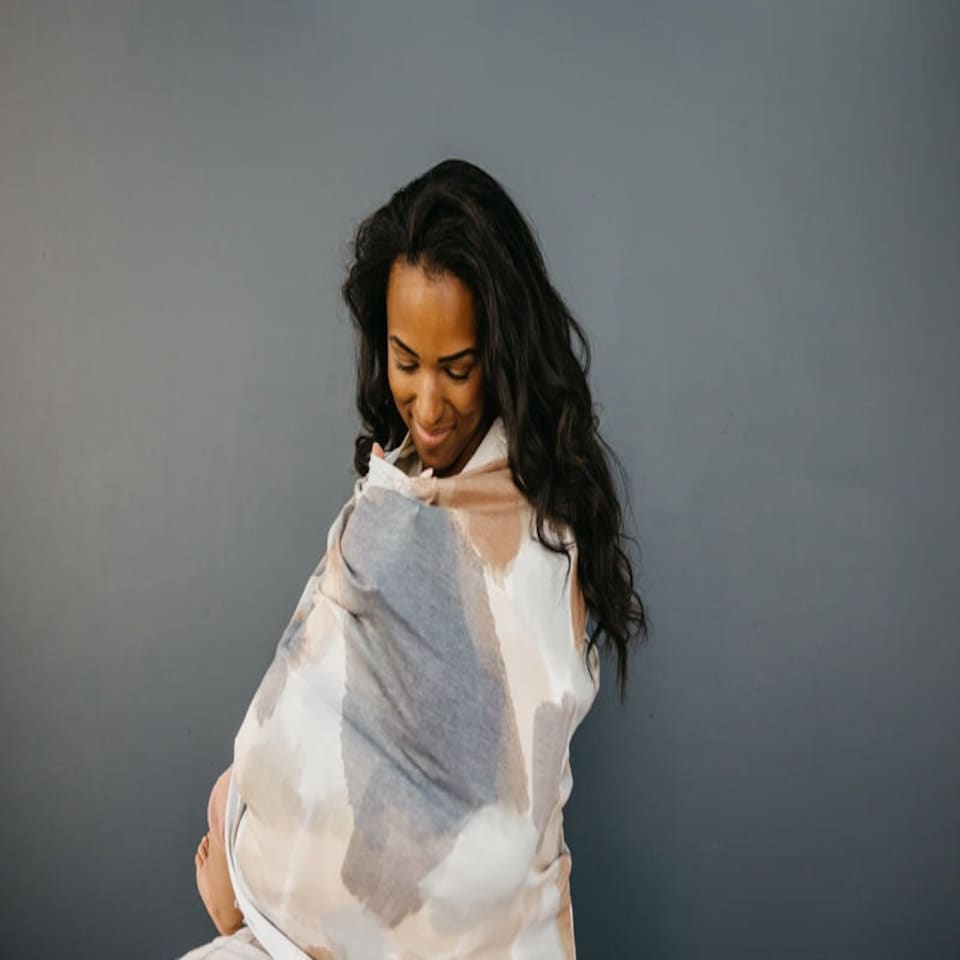 image 1 of Copper Pearl Nursing & Car Seat Cover Picasso