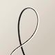 image 5 of ValueLights Infinity Black Swirl Integrated LED Floor Lamp | Black