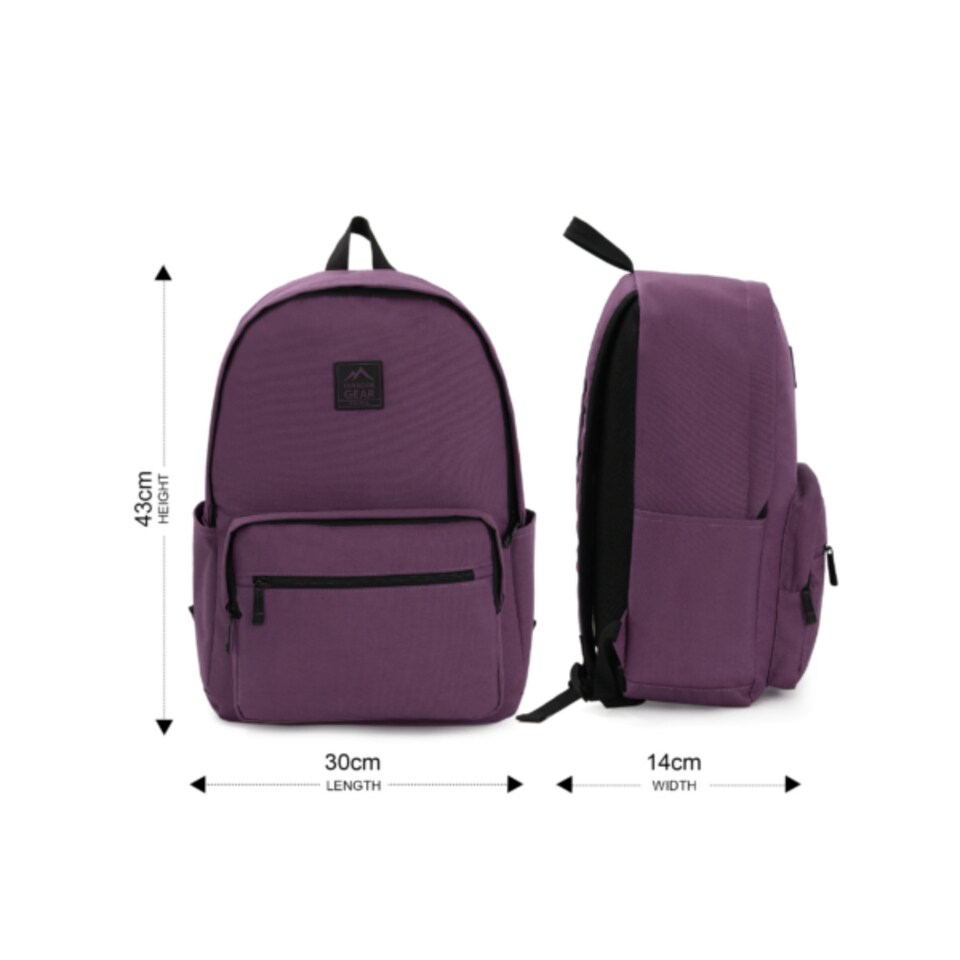 image 1 of Everyday Backpack with Smart Storage and All Day Comfort Outdoor Gear - Purple