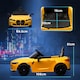 image 5 of AIYAPLAY BMW M4 Licensed Electric Car for Kids, 12V Kids Electric Ride on with Remote Control, Suspension, Music, Horn, LED Lights, for Ages 3-5 Years, Yellow
