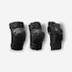 image 1 of Decathlon Adult 2 x 3-Piece Inline Skate Protection Set Fit500 - Black, Size S