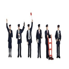 Bachmann Station Staff (6) Figure Set