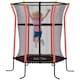 image 1 of HOMCOM 5.4FT Kids Trampoline w  Enclosure Indoor Outdoor for 3-10 Years | Red | Red