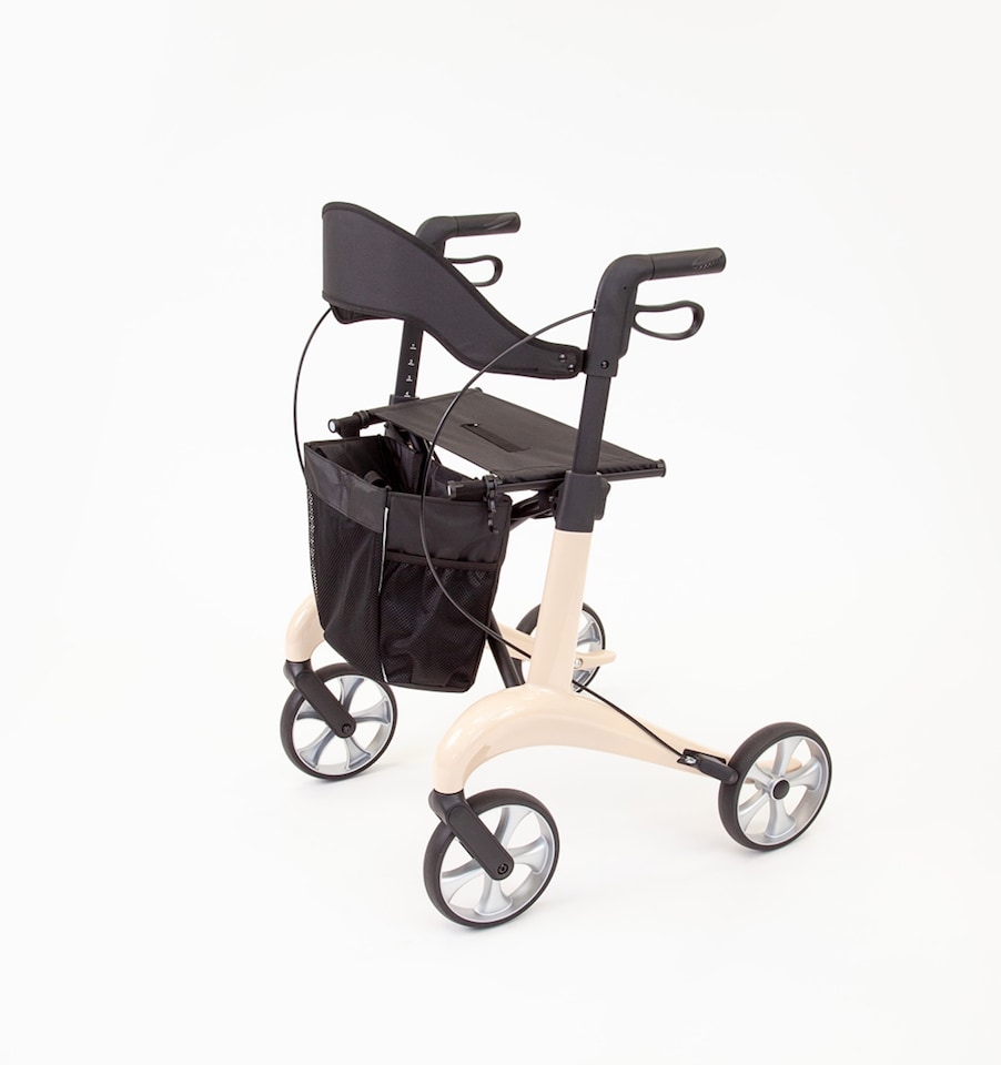 image 1 of TRP7 Carbon Fibre Rollator Walker - Beige