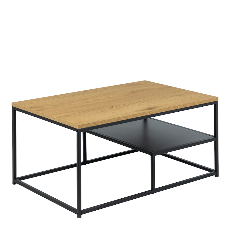 image 1 of Gila Coffee Table with Open Shelf in Oak