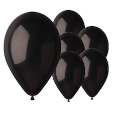 Black Bio Latex Balloons 33cm / 13 in - Pack of 10
