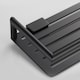 image 2 of Showerdrape Verso Stainless Steel Black Rectangular Shower Basket | Black | Black | 1