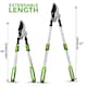 image 2 of Telescopic Ratchet Bypass Loppers Tree Branch Cutter Pruner C50 Blade