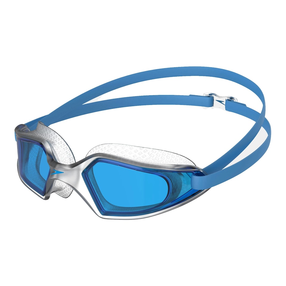image 1 of Speedo Unisex Adult Hydropulse Smoke Swimming Goggles - Blue/Silver - One Size