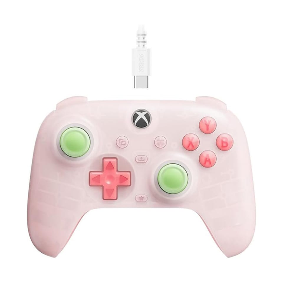 image 1 of Ultimate Mini Wired Controller for Xbox Series X-S & PC (Clear Pink)