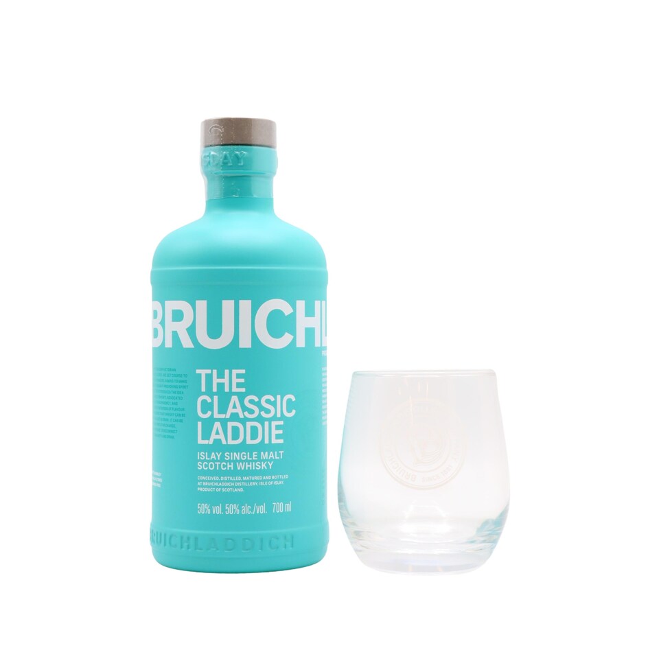 Bruichladdich - The Classic Laddie Islay Single Malt Scotch Whisky (Includes Branded Glass)