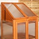 image 3 of Samuel Alexander Wooden Mini Greenhouse Cold Frame - Small Greenhouse H120 x W69 x D49cm
