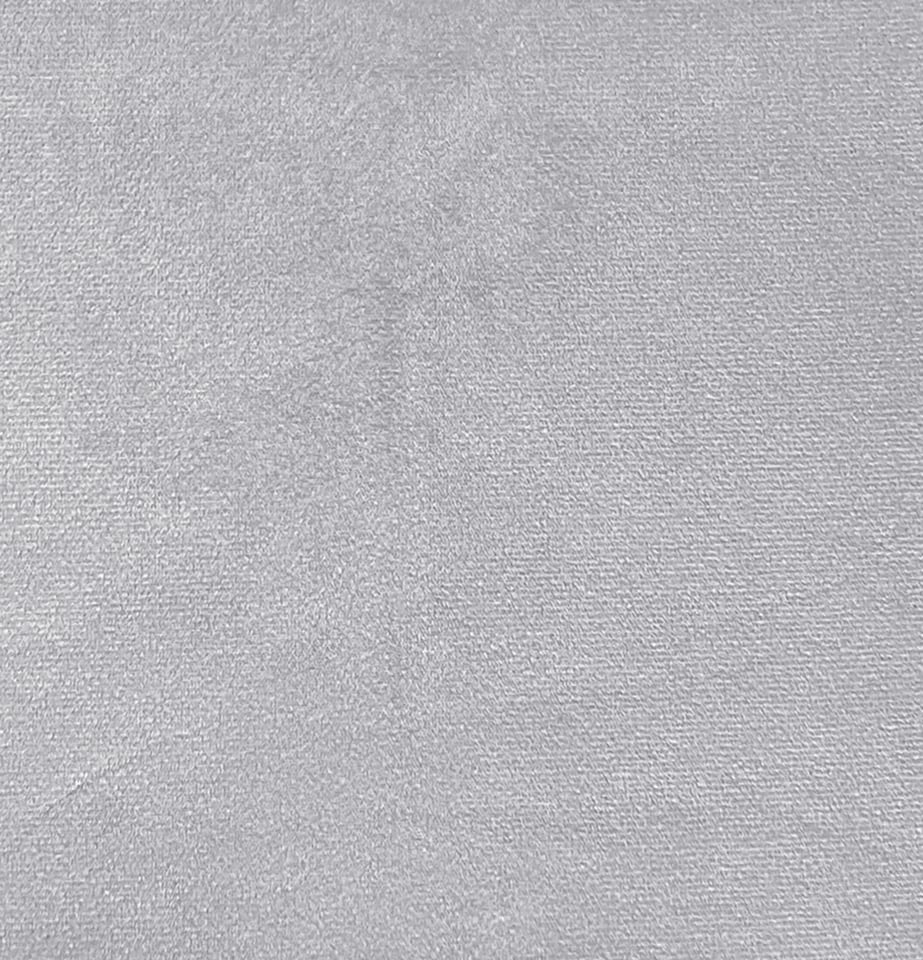 image 1 of Luxury Enhanced Living Grey Velvet, Supersoft, Blackout, Thermal Pair of Curtains with Eyelet Top - 66 x 90 inch (168x229cm) | Grey | Grey | 2