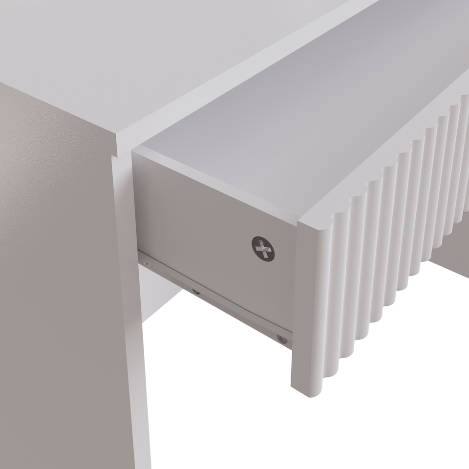 image 1 of Rankin Dressing Table Desk | White | White