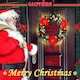 image 6 of Christmas Wreath, Artificial Door Wreath with LED Lights, Xmas Wreath