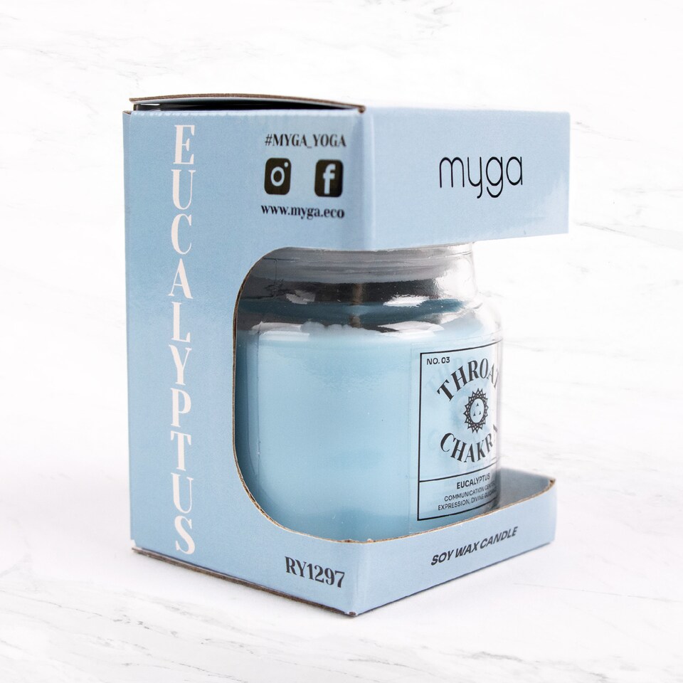 image 1 of Myga Throat Chakra Eucalyptus Scent