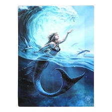 19x25cm Water Element Sorceress Canvas Plaque by Anne Stokes - Canvas