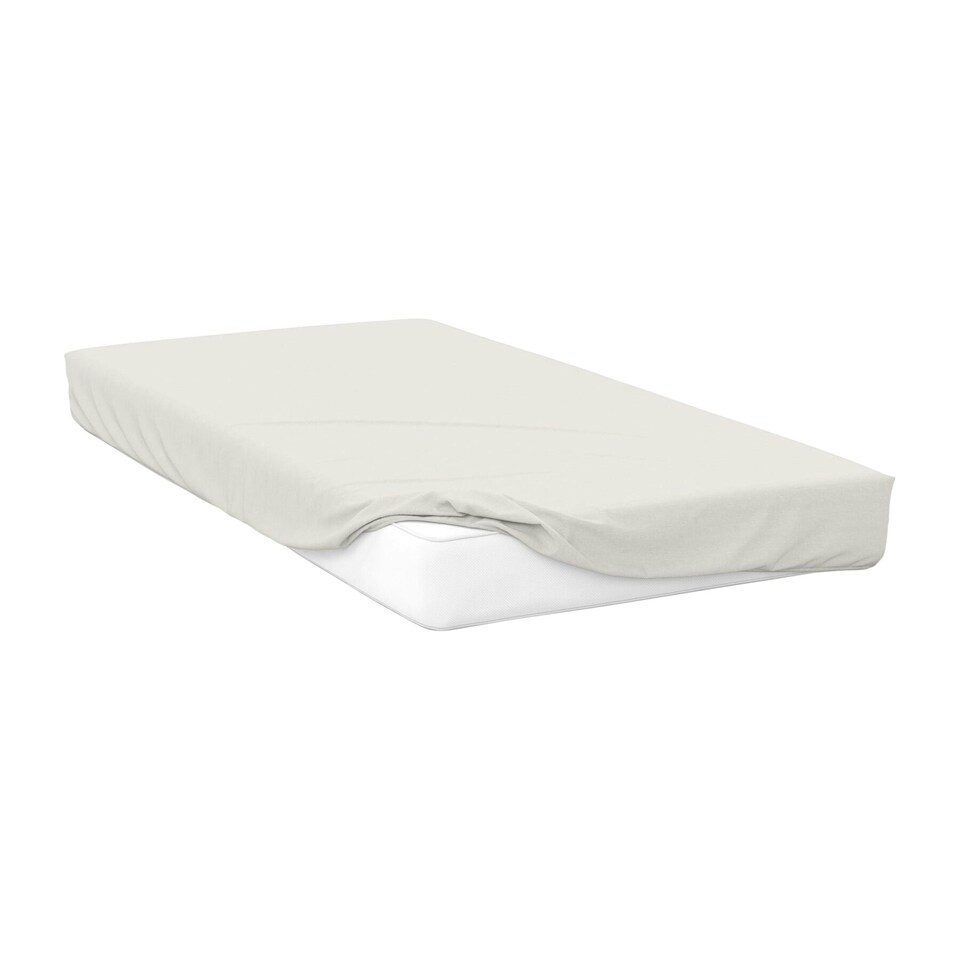 image 1 of Belledorm Premium Blend 500 Thread Count Fitted Sheet - Ivory - Double