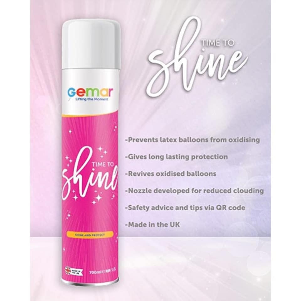 image 1 of Time To Shine Latex Balloon Spray 700ml
