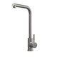 image 1 of Balterley Modern L-Neck Single Lever Kitchen Sink Mixer Tap - Top Fix Installation | Grey | Brushed Steel | 1